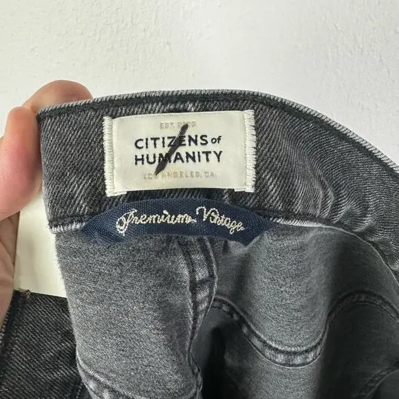 Citizens of Humanity | NWT Black Jolene Vintage Slim Leg Ankle Jeans in Secrets - Picture 10 of 12